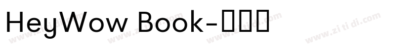 HeyWow Book字体转换